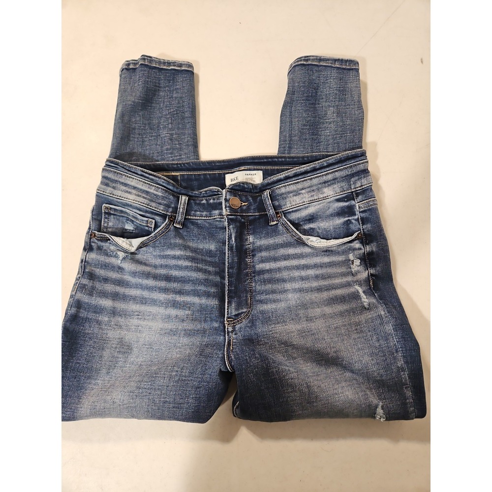 BKE Parker High Rise Distressed Ankle Skinny Jeans Womens 31x26 Denim Jeans(1770